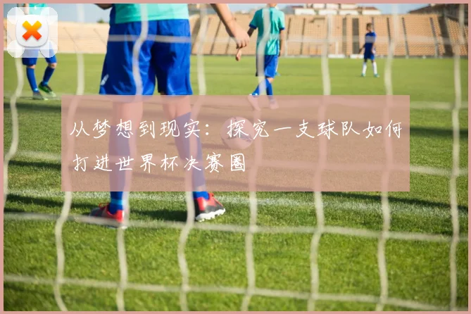 从梦想到现实：探究一支球队如何打进世界杯决赛圈